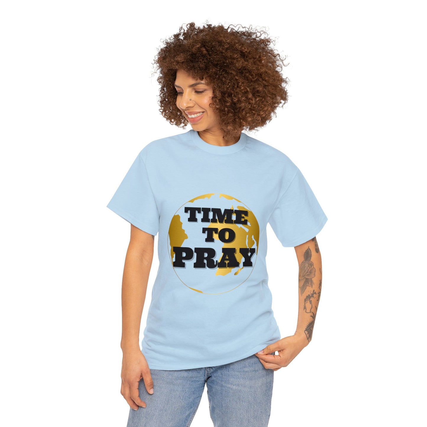 Unisex Heavy Cotton Tee Time to Pray Tee