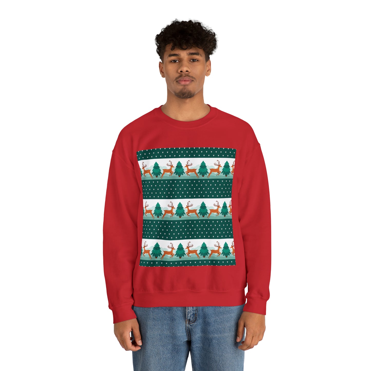 Unisex Heavy Blend™ Crewneck Christmas Ugly Sweatshirt3