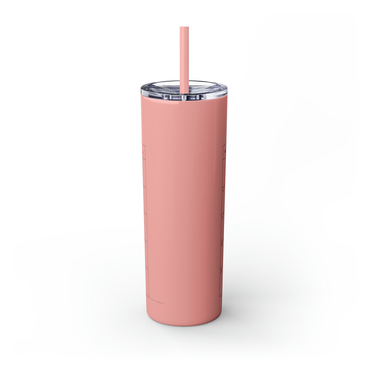 Skinny Tumbler with Straw, 20oz-Birthday Month December