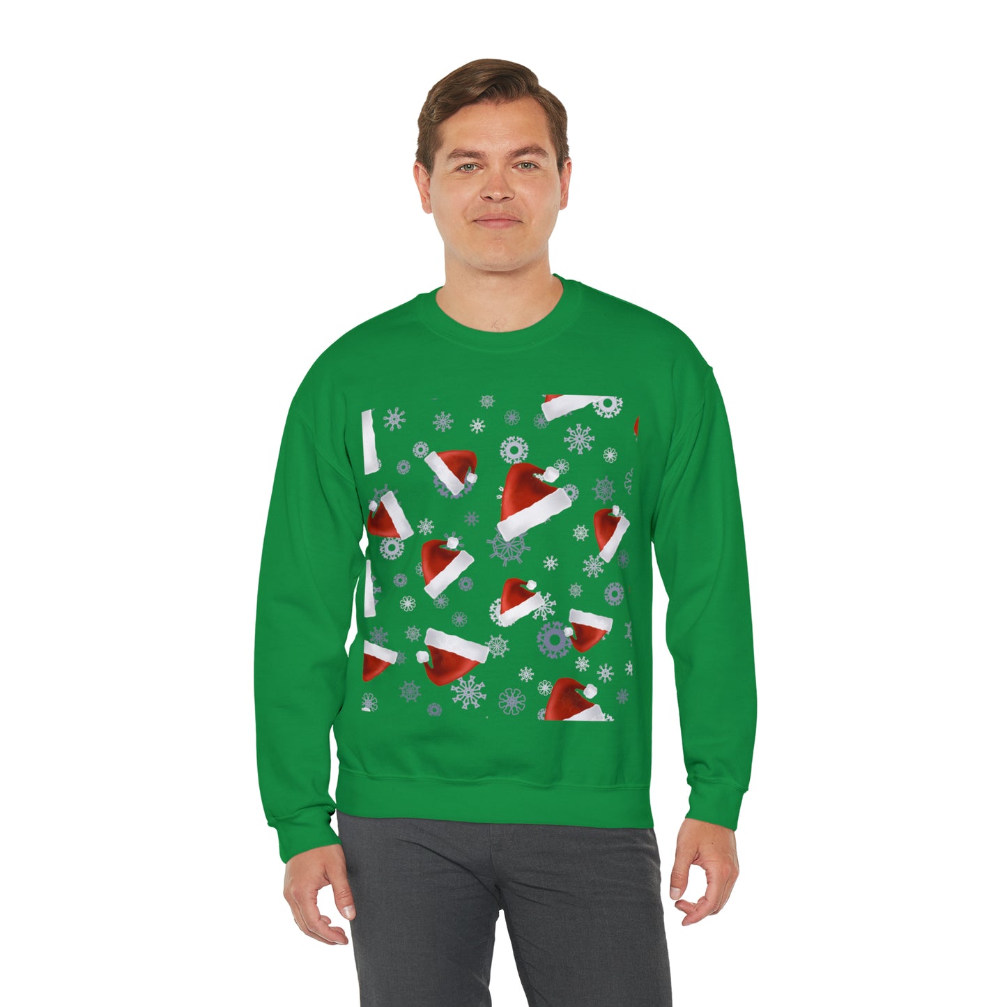 Unisex Heavy Blend™ Crewneck Christmas Ugly Sweatshirt18