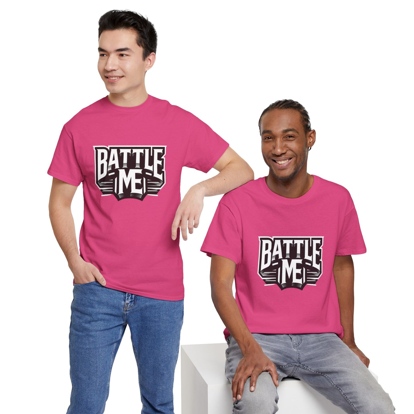 Heavy Cotton Tshirt Unisex for Battle on Live