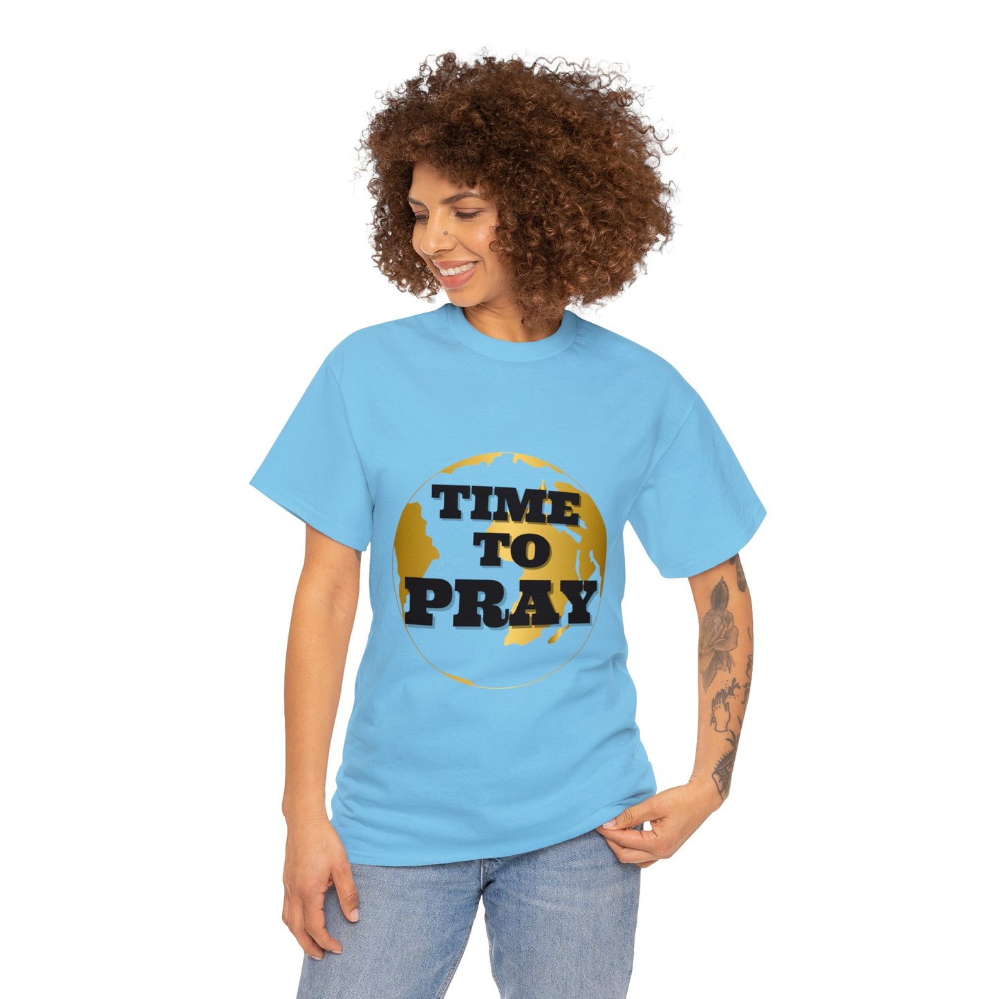 Unisex Heavy Cotton Tee Time to Pray Tee