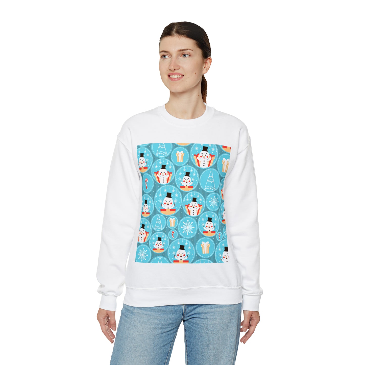 Unisex Heavy Blend™ Crewneck Christmas Ugly Sweatshirt5