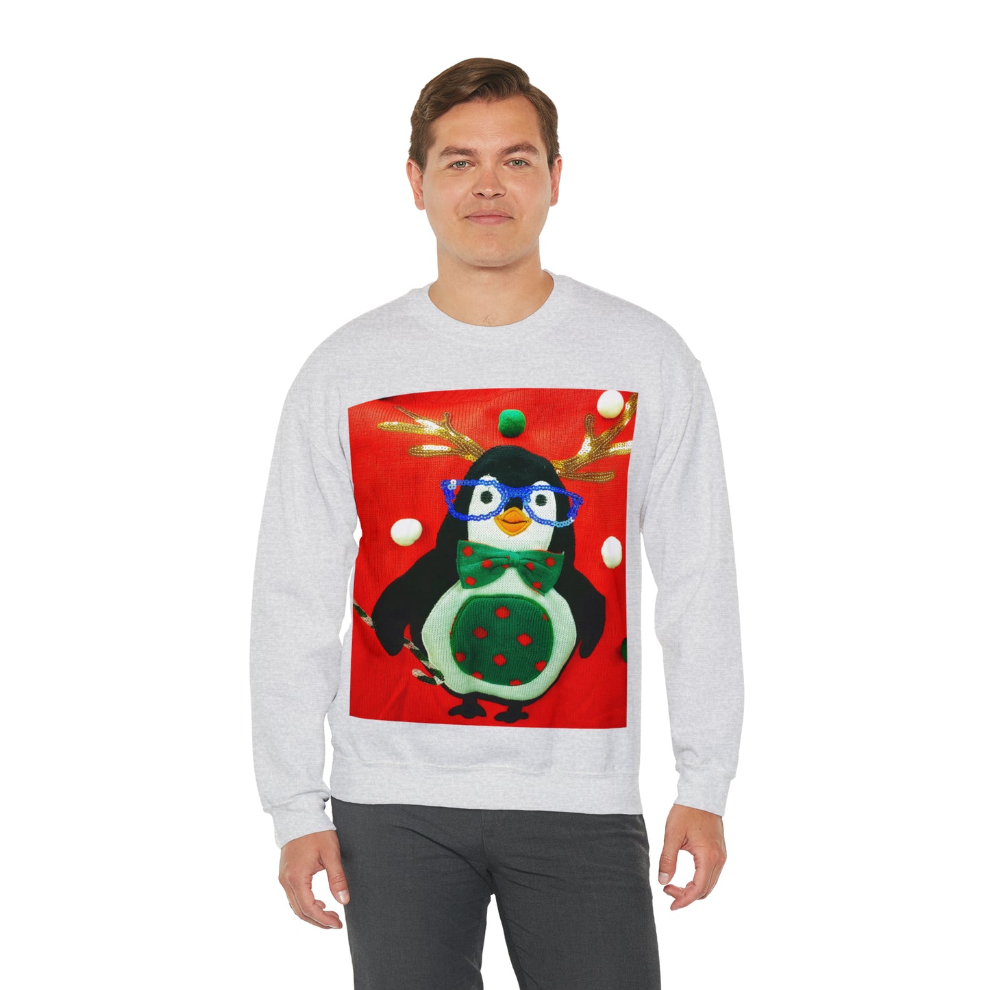 Unisex Heavy Blend™ Crewneck Christmas Ugly Sweatshirt