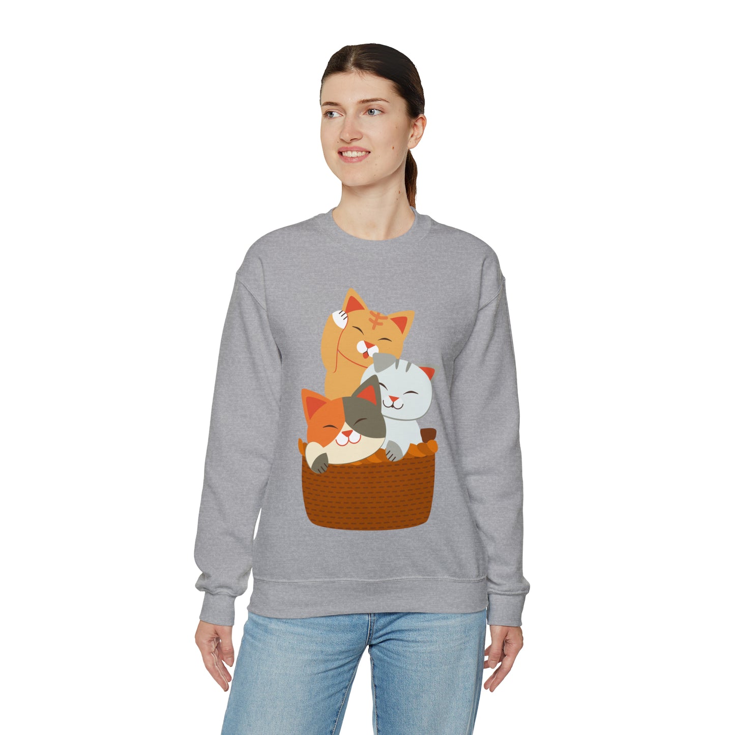 Unisex Heavy Blend™ Crewneck Christmas Ugly Sweatshirt7