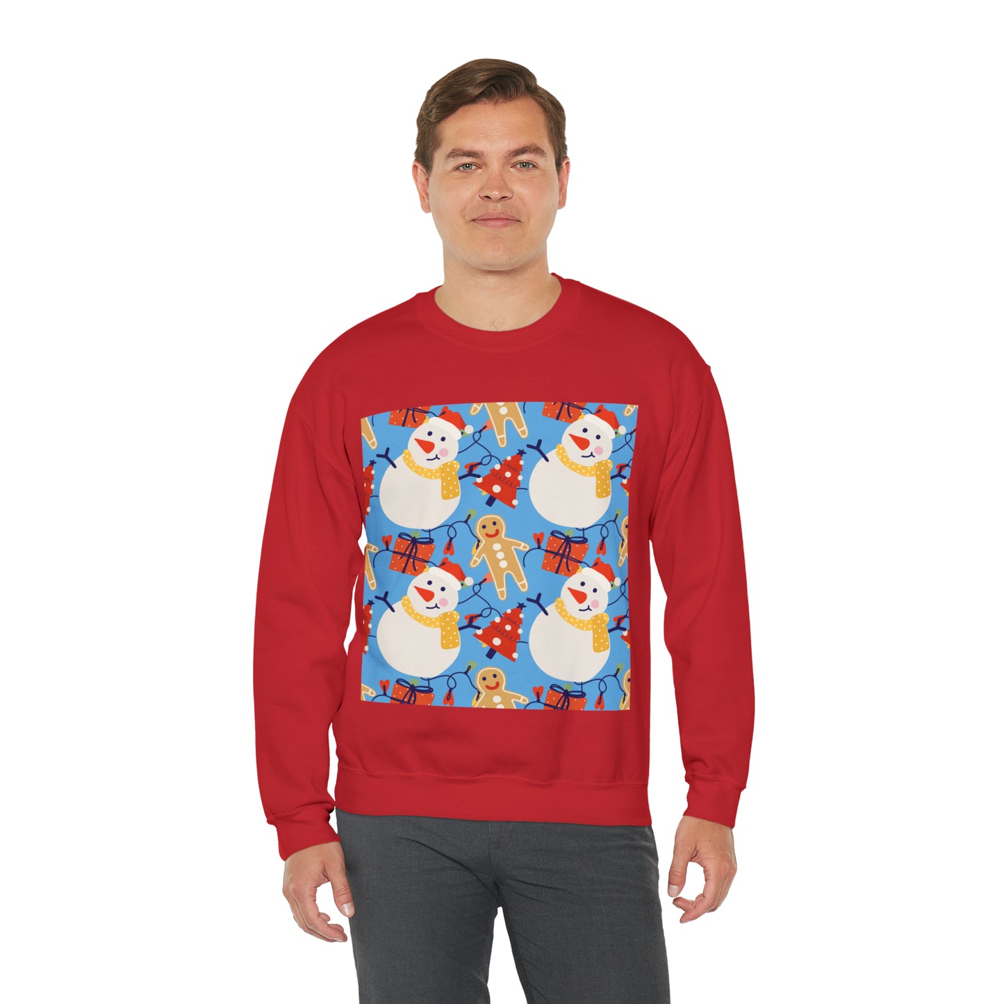 Unisex Heavy Blend™ Crewneck Christmas Ugly Sweatshirt14