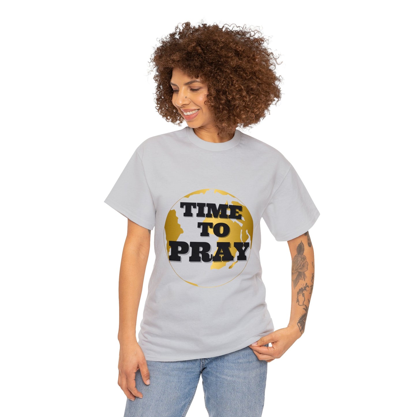 Unisex Heavy Cotton Tee Time to Pray Tee