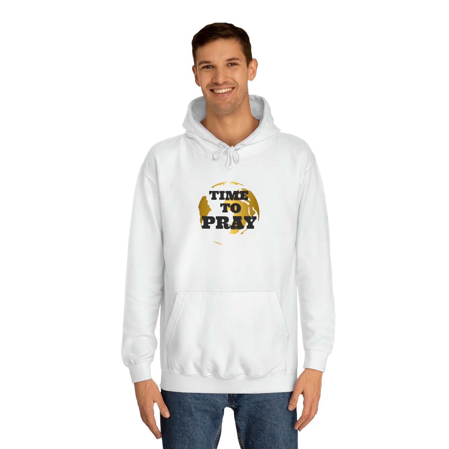 Time to Pray for Peace Unisex College Hoodie