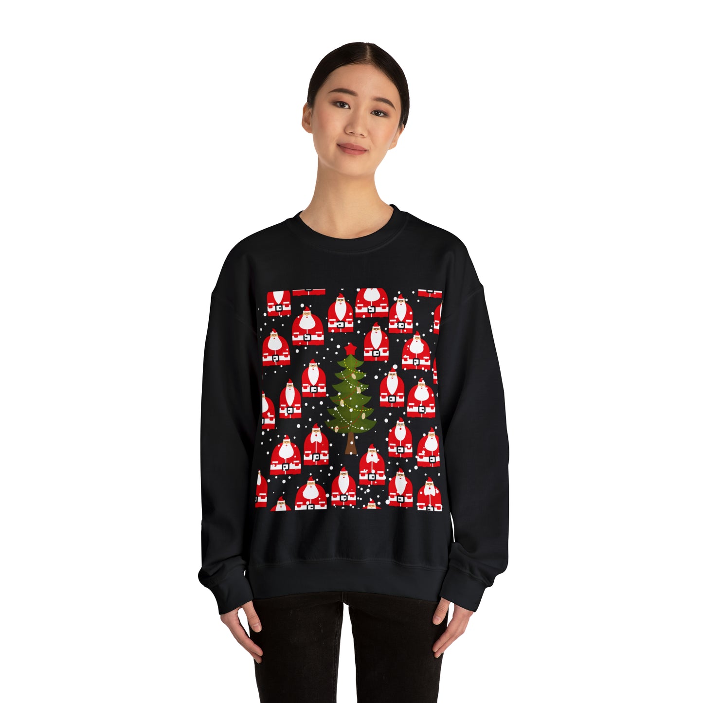 Unisex Heavy Blend™ Crewneck Christmas Ugly Sweatshirt9