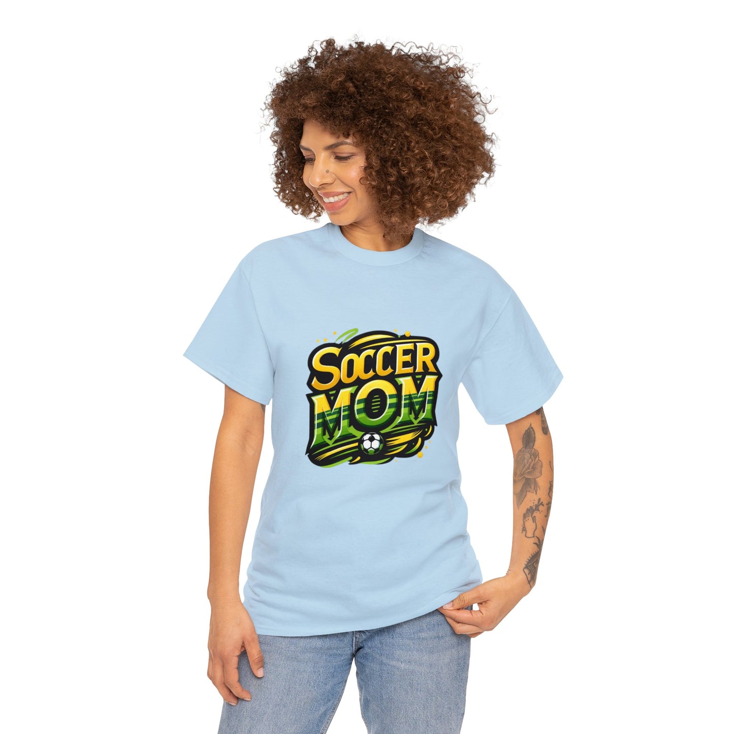 Soccer Mom Unisex Heavy Cotton Tee