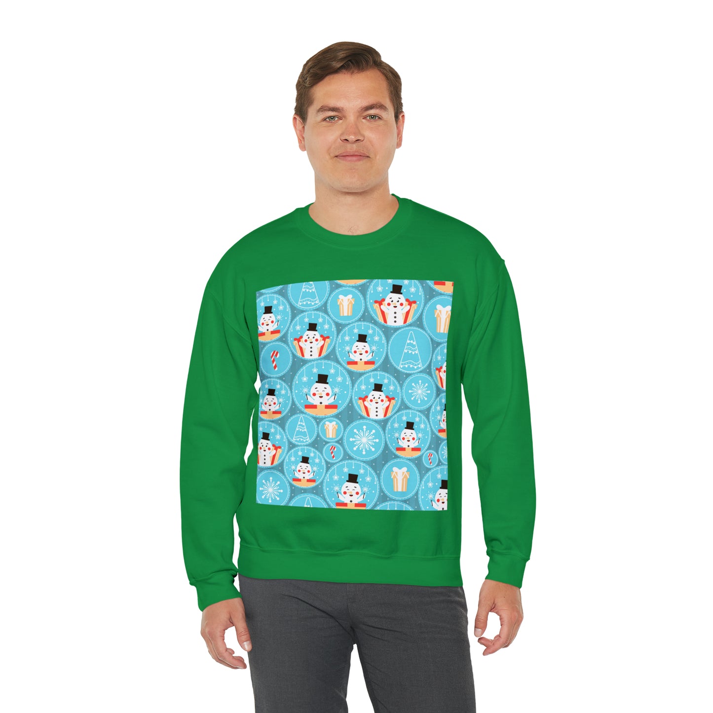 Unisex Heavy Blend™ Crewneck Christmas Ugly Sweatshirt5