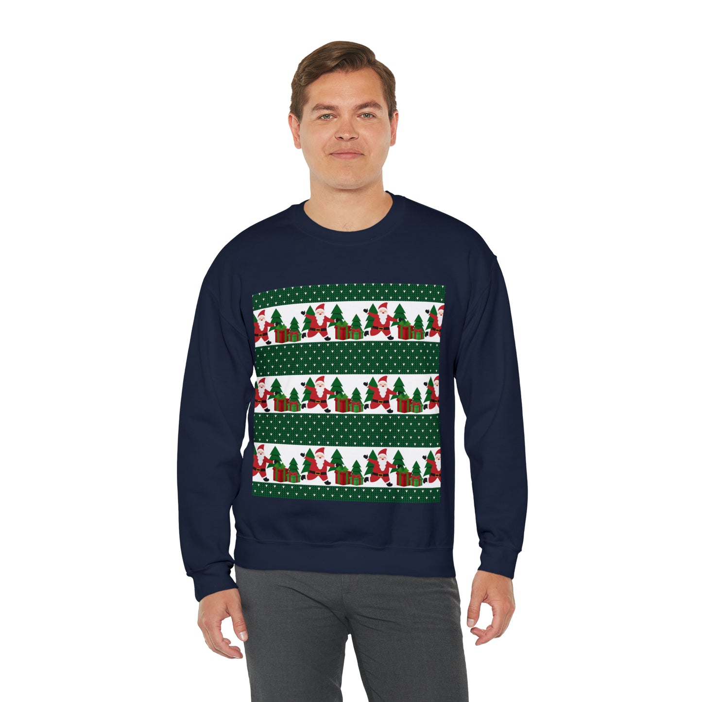 Unisex Heavy Blend™ Crewneck Christmas Ugly Sweatshirt21