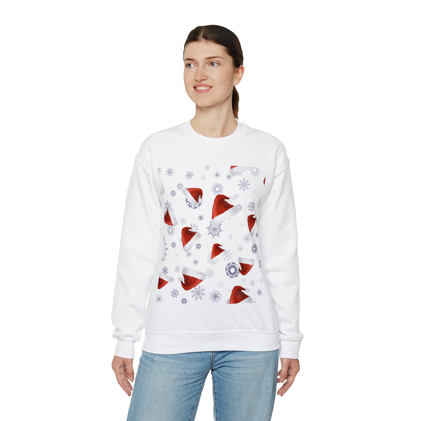 Unisex Heavy Blend™ Crewneck Christmas Ugly Sweatshirt18