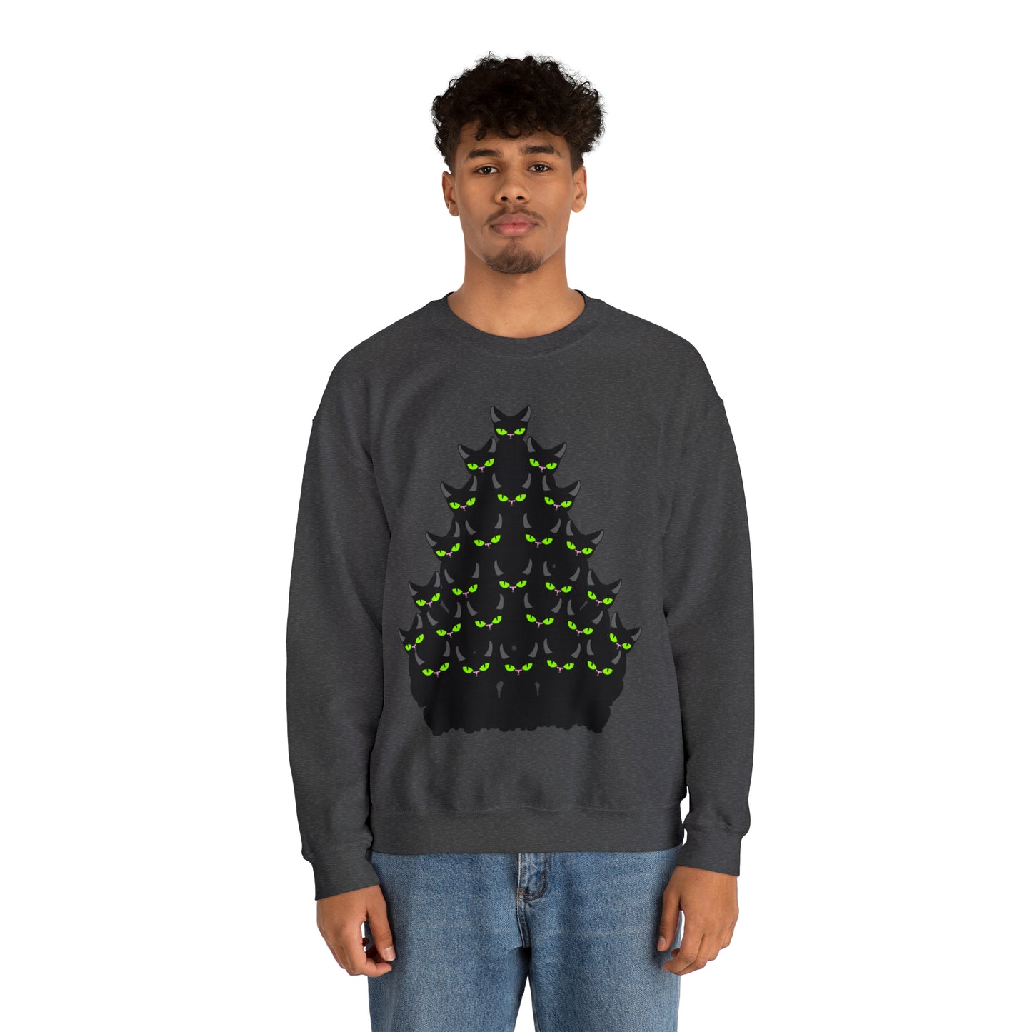 Unisex Heavy Blend™ Crewneck Christmas Ugly Sweatshirt13