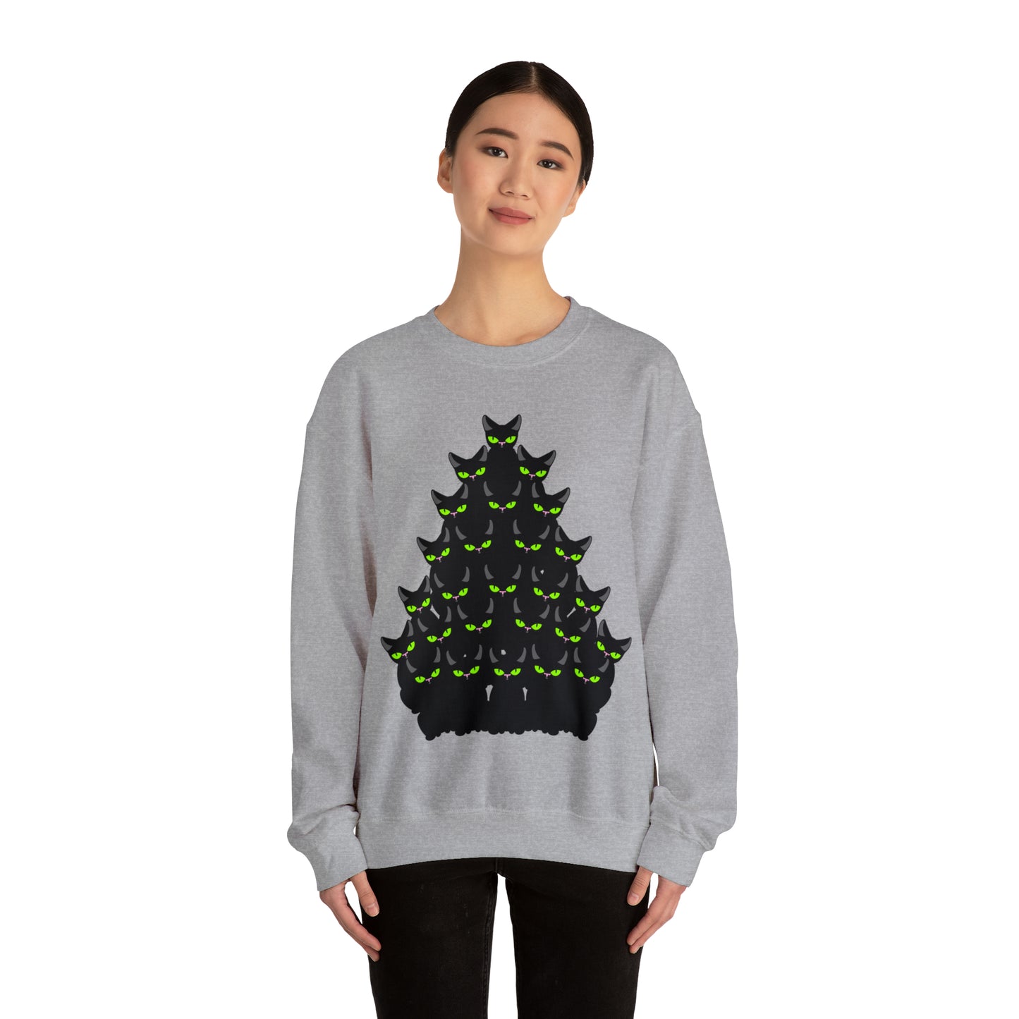 Unisex Heavy Blend™ Crewneck Christmas Ugly Sweatshirt13