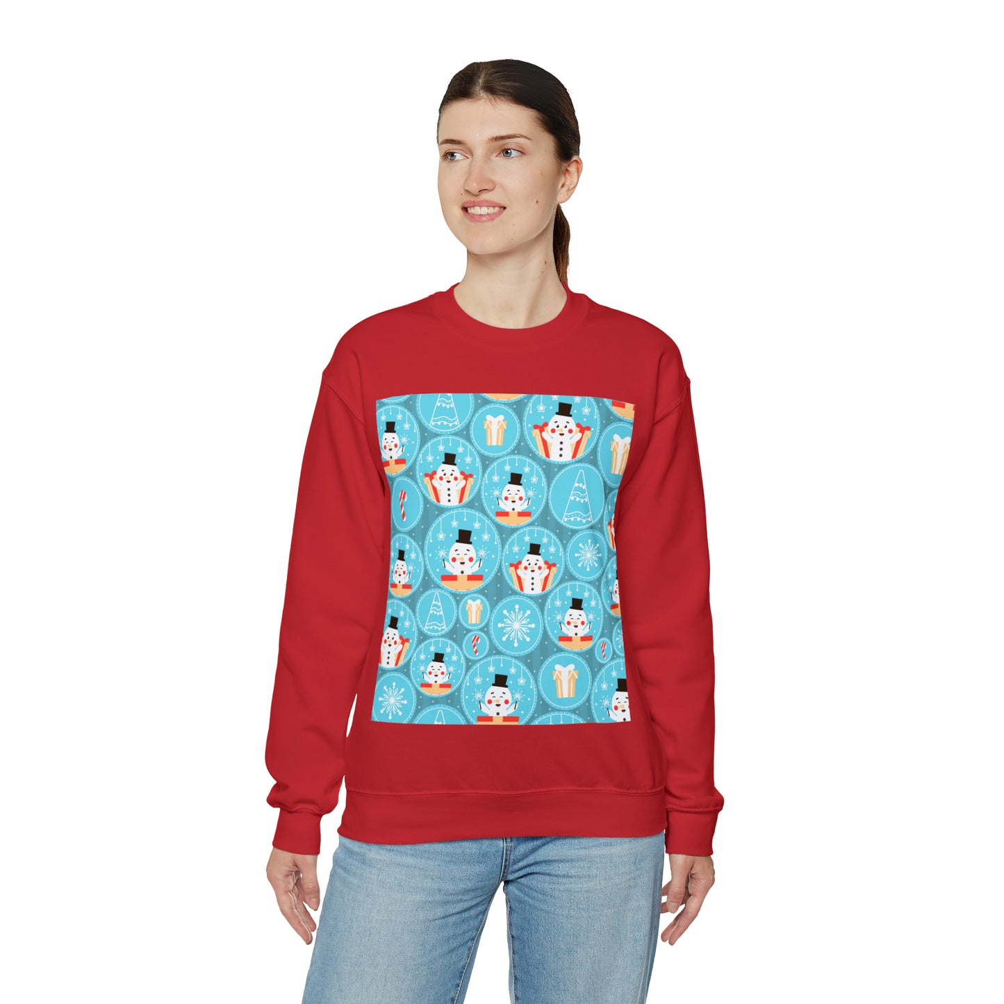 Unisex Heavy Blend™ Crewneck Christmas Ugly Sweatshirt5