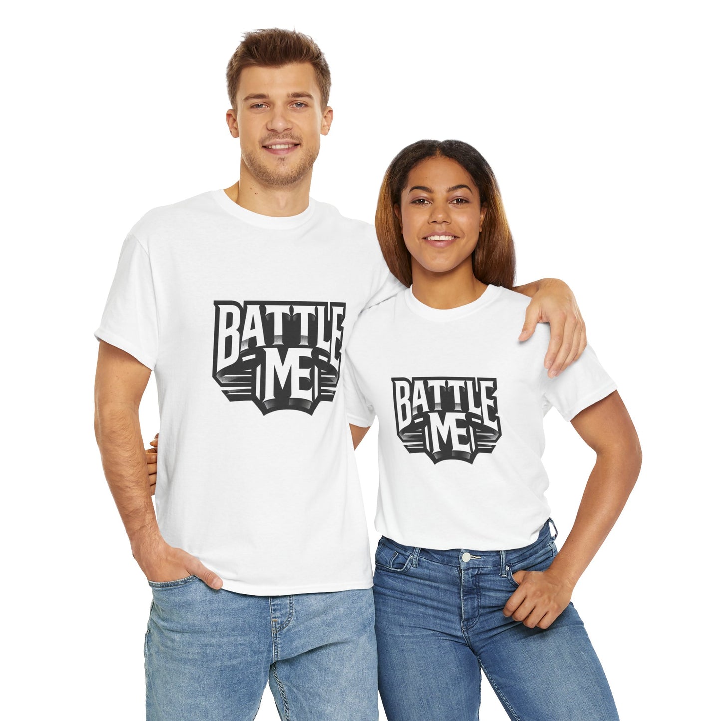 Heavy Cotton Tshirt Unisex for Battle on Live