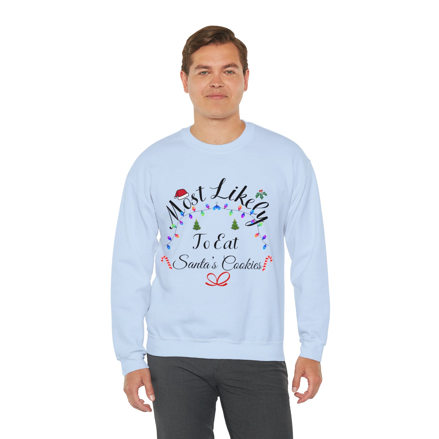 Most Likely to Eat Santa's Cookies Christmas Ugly Sweater