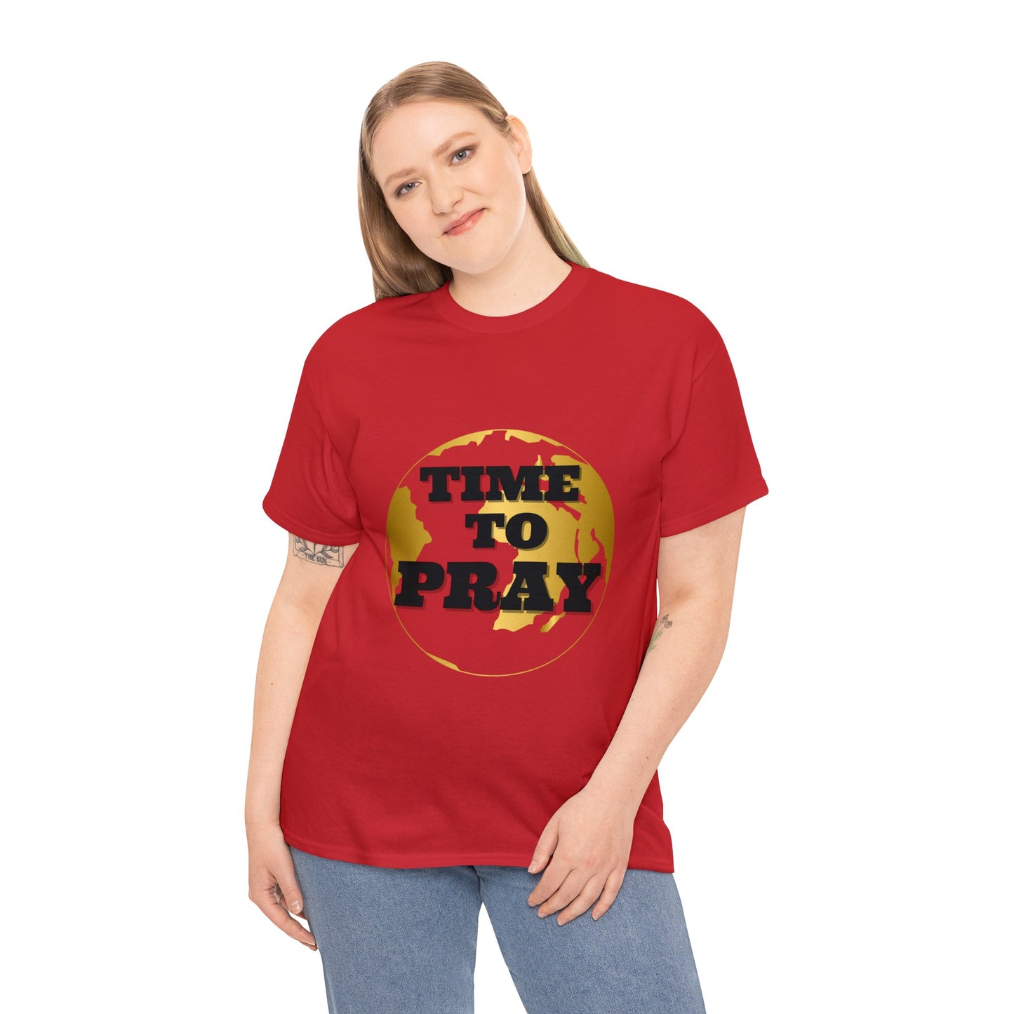 Unisex Heavy Cotton Tee Time to Pray Tee