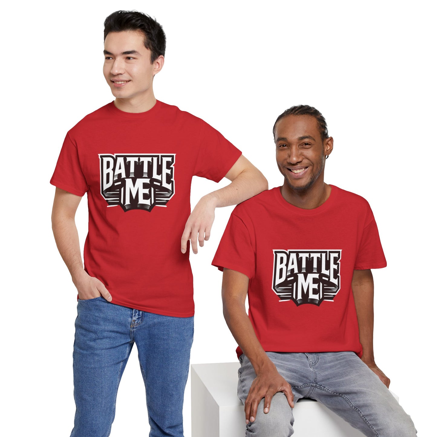 Heavy Cotton Tshirt Unisex for Battle on Live