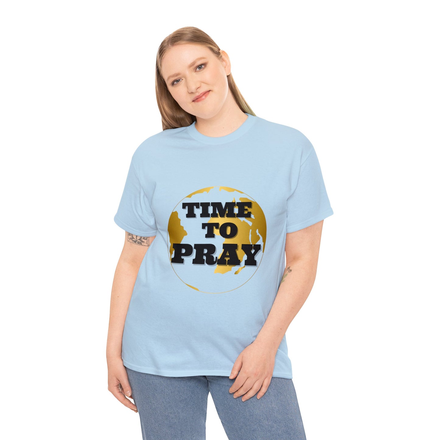 Unisex Heavy Cotton Tee Time to Pray Tee