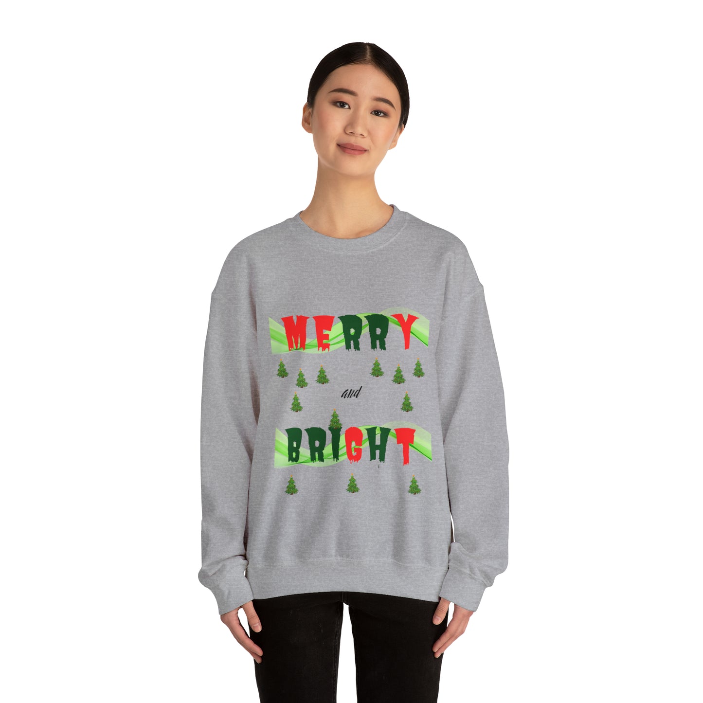 Merry and Bright Christmas Ugly Sweater