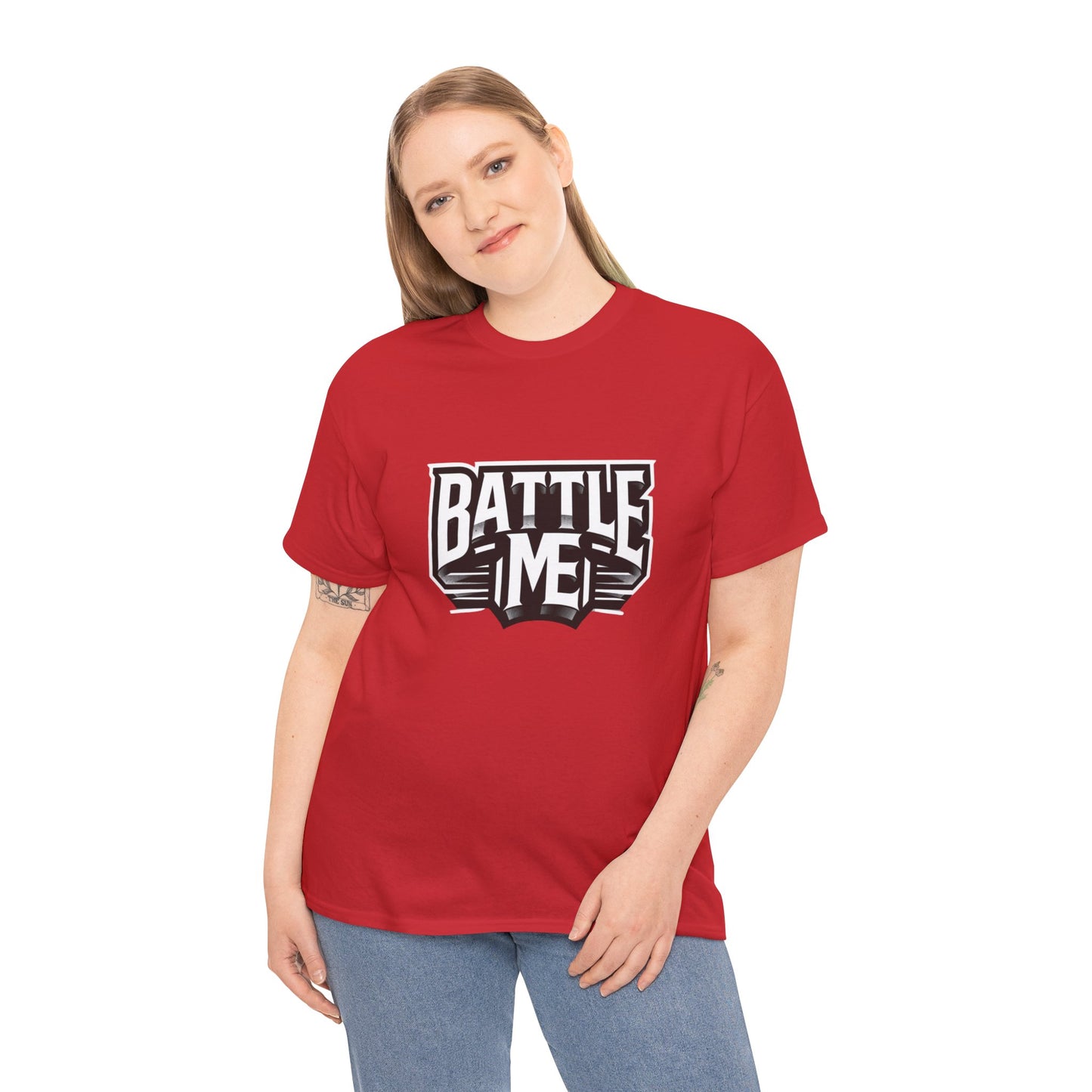 Heavy Cotton Tshirt Unisex for Battle on Live