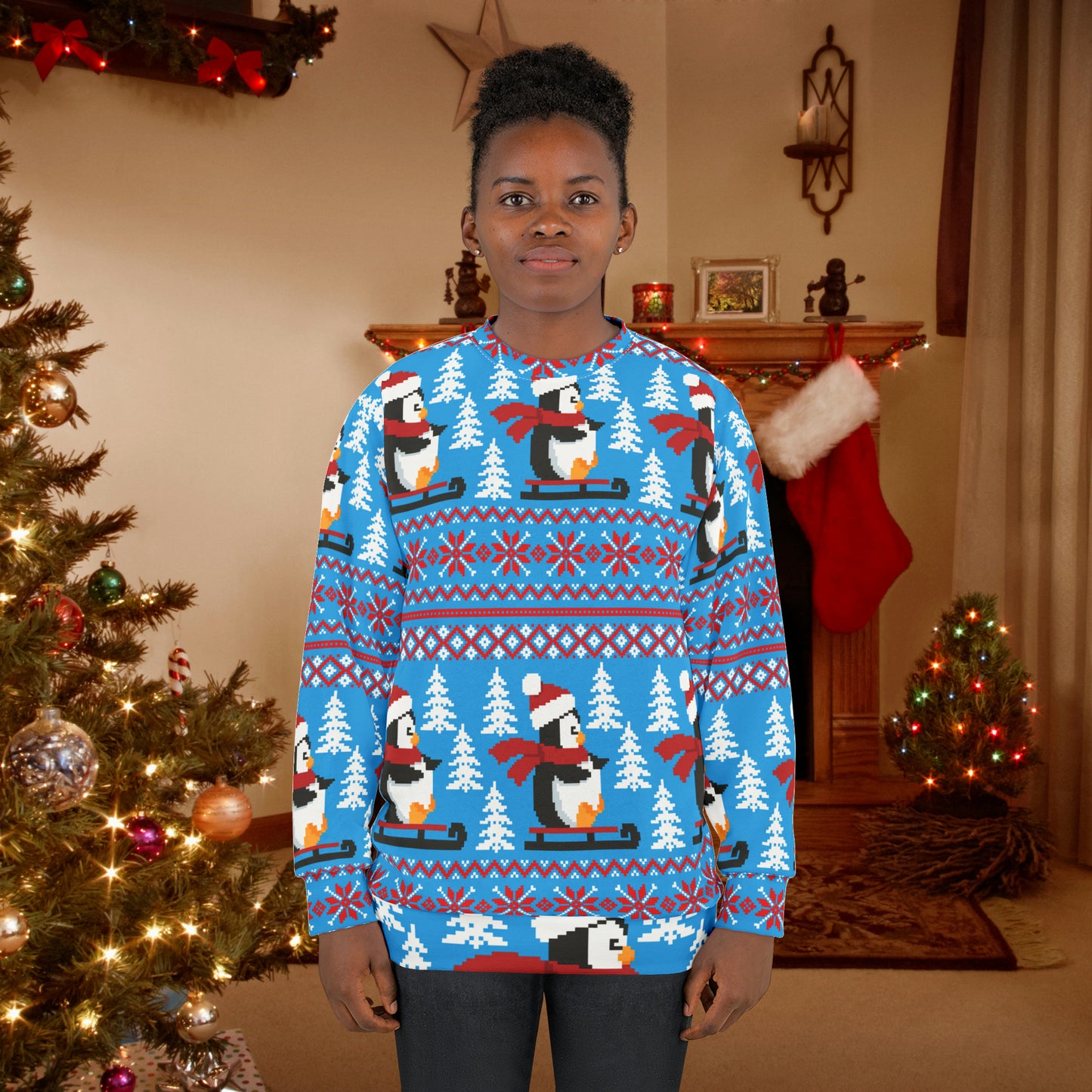 Christmas Ugly Sweater All Over Print Unisex Sweatshirt 5