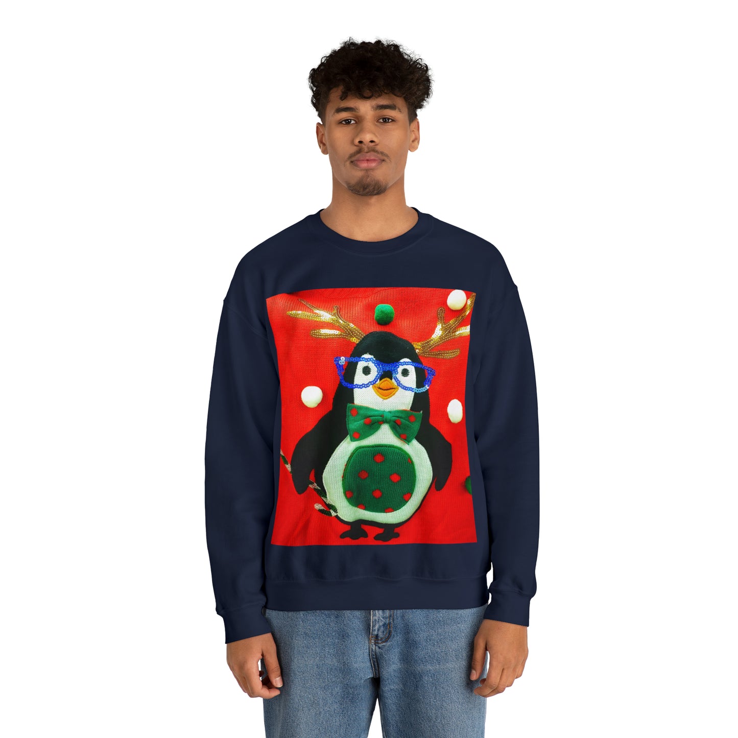 Unisex Heavy Blend™ Crewneck Christmas Ugly Sweatshirt