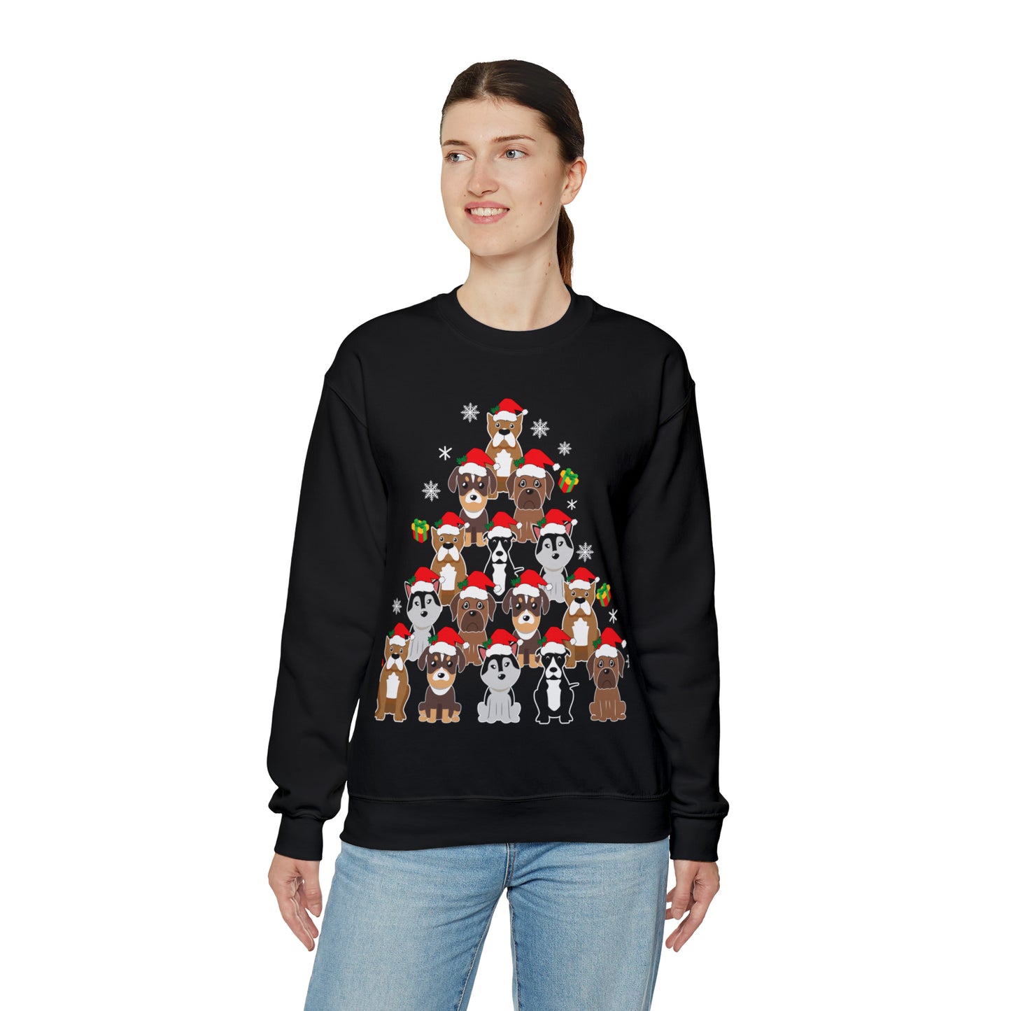 Unisex Heavy Blend™ Crewneck Christmas Ugly Sweatshirt8