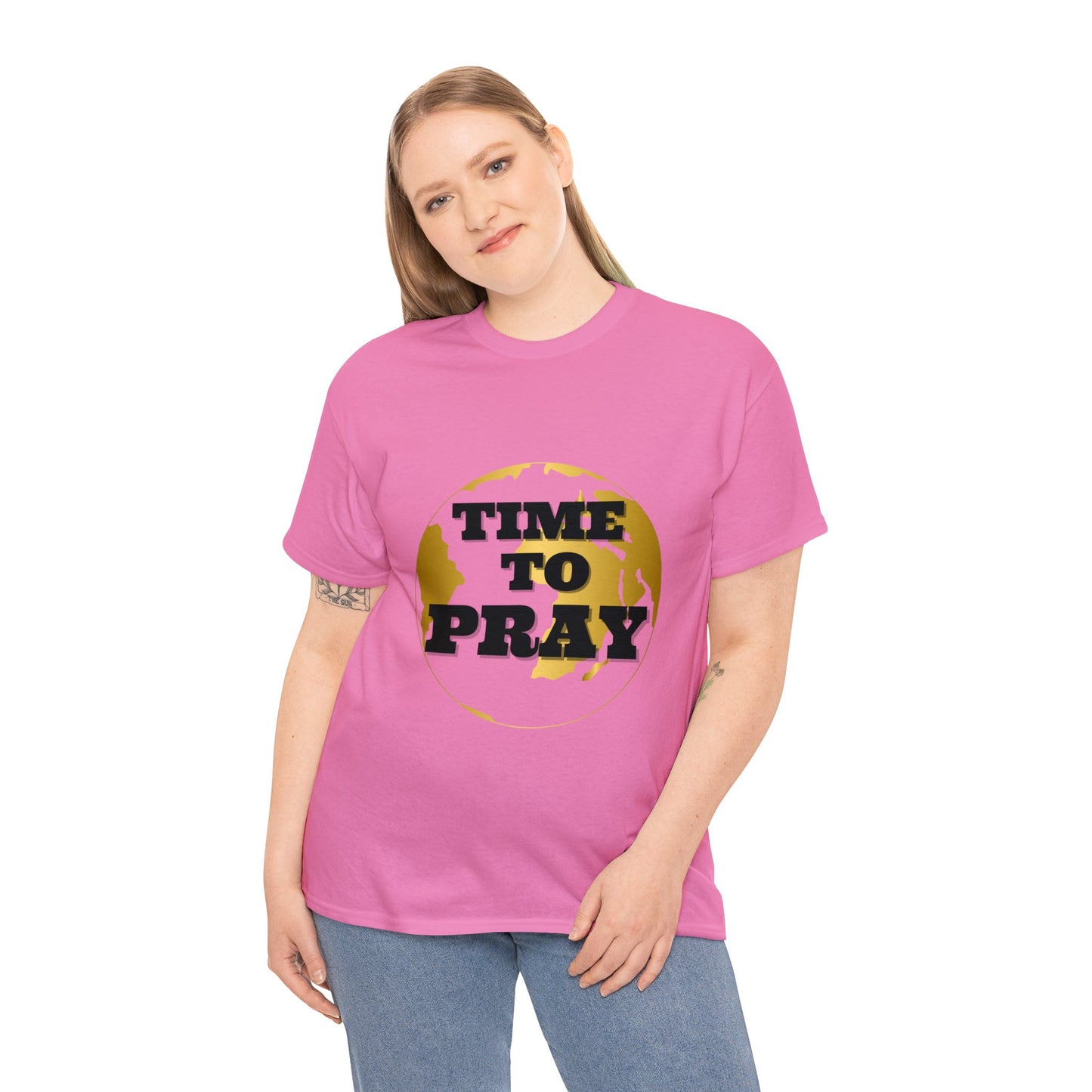 Unisex Heavy Cotton Tee Time to Pray Tee