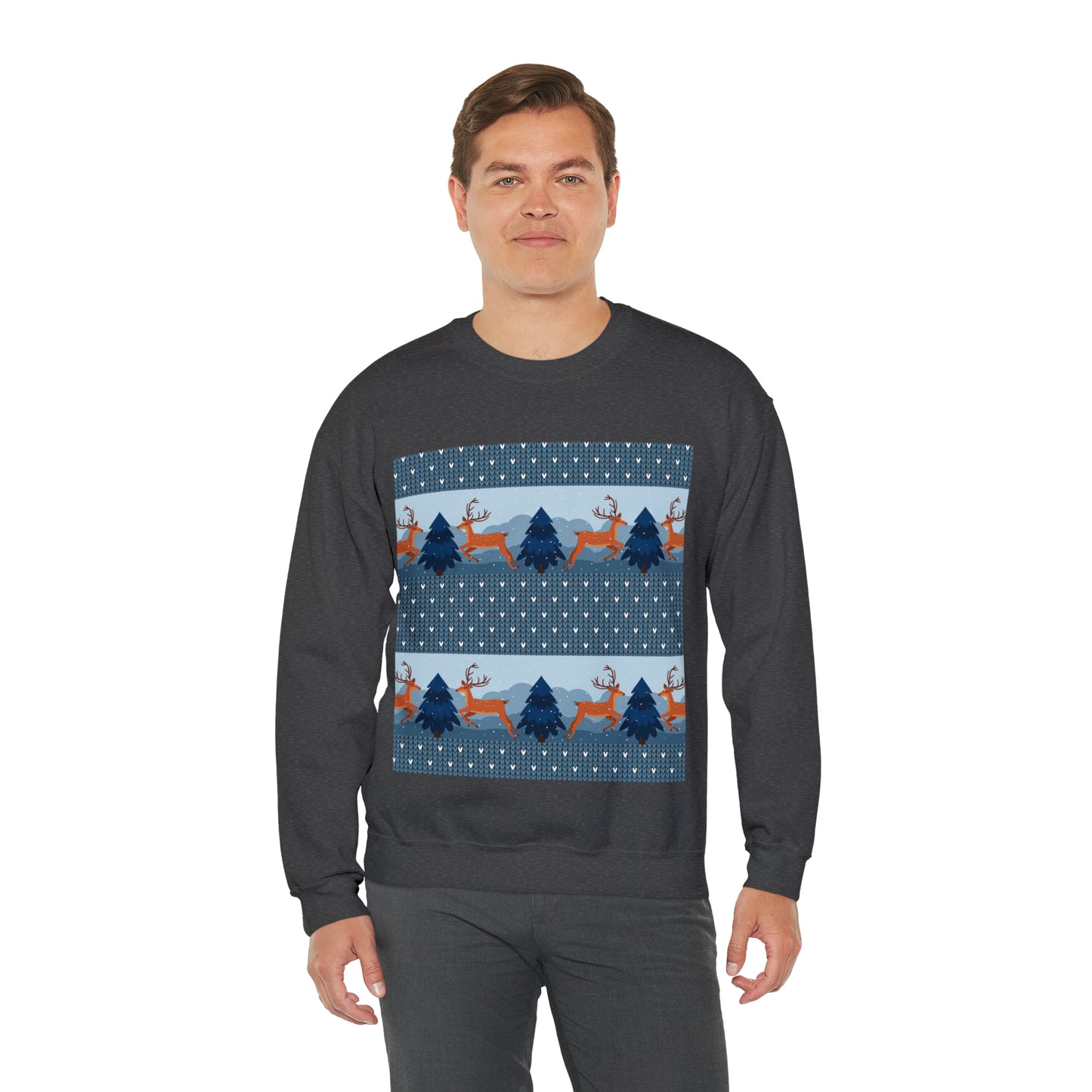 Unisex Heavy Blend™ Crewneck Christmas Ugly Sweatshirt22