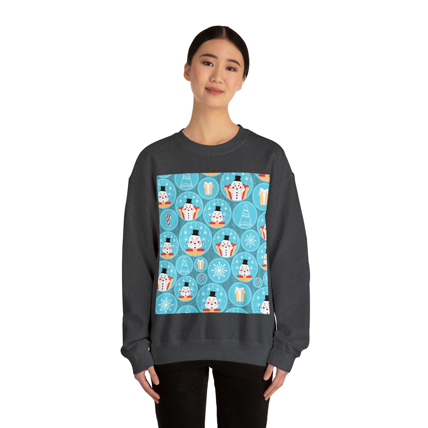 Unisex Heavy Blend™ Crewneck Christmas Ugly Sweatshirt5