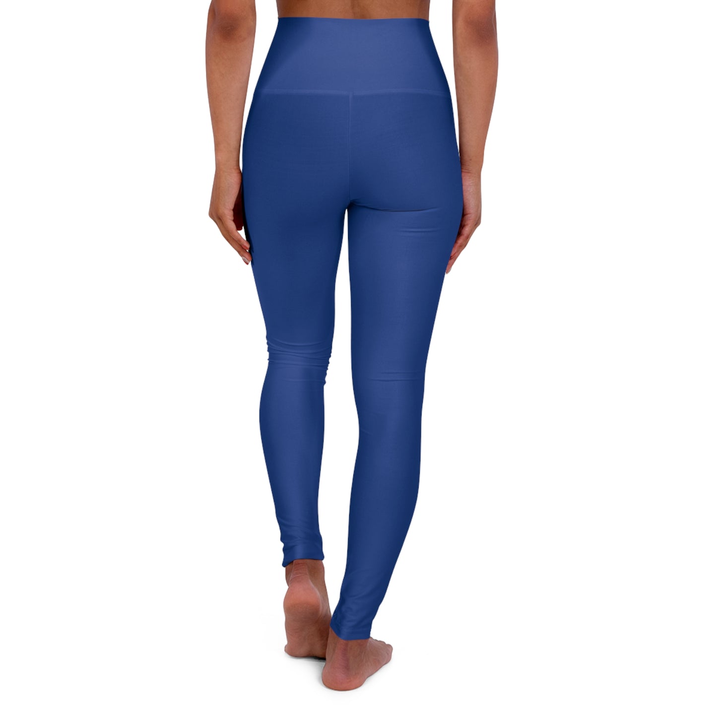 High Waisted Yoga Leggings for Women Blue