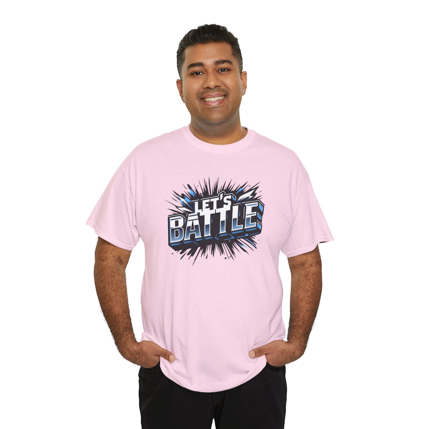 Heavy Cotton Tshirt for Male and Female Lets Battle