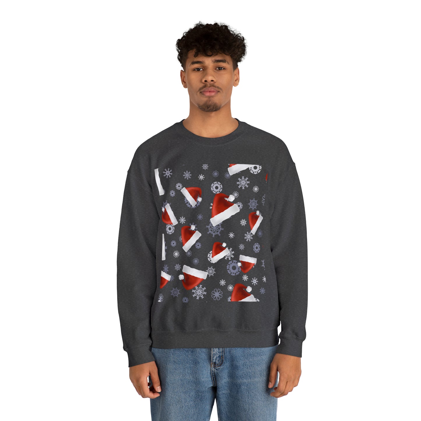 Unisex Heavy Blend™ Crewneck Christmas Ugly Sweatshirt18