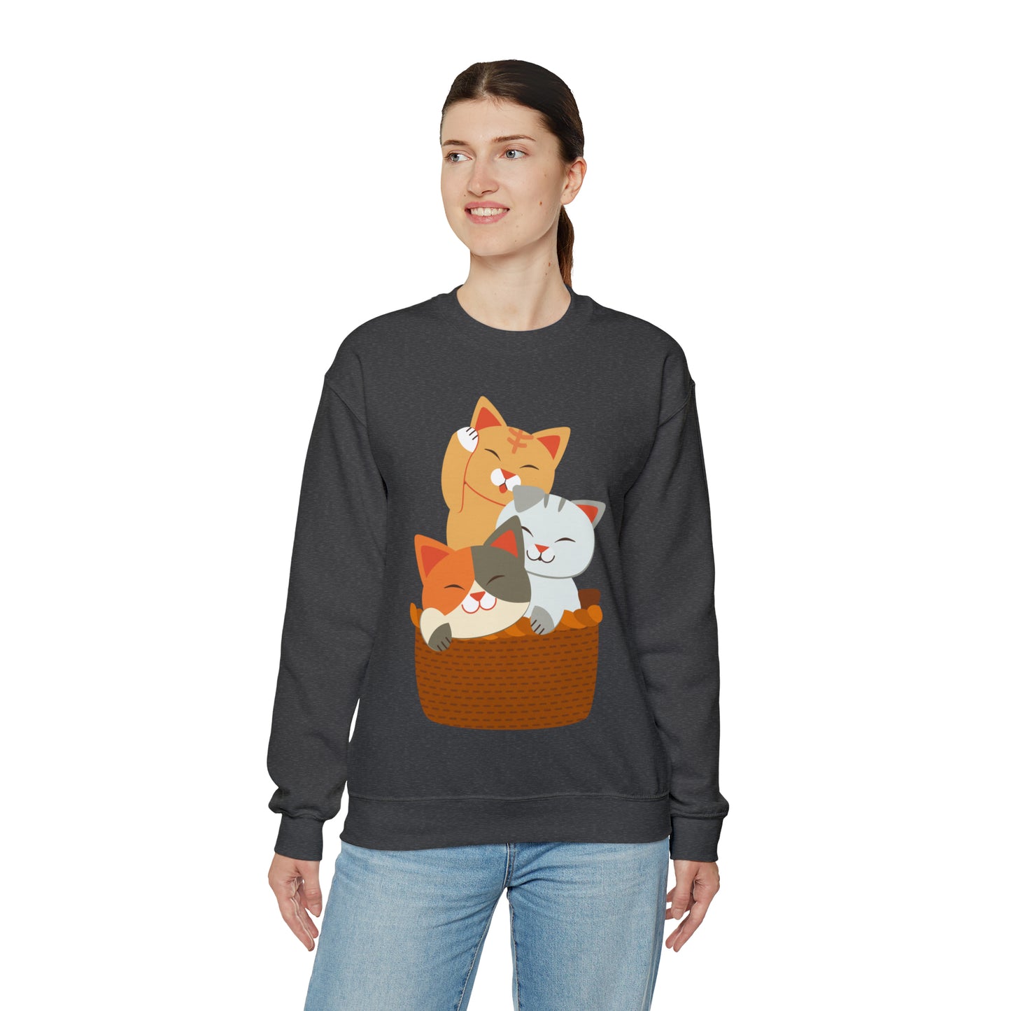 Unisex Heavy Blend™ Crewneck Christmas Ugly Sweatshirt7