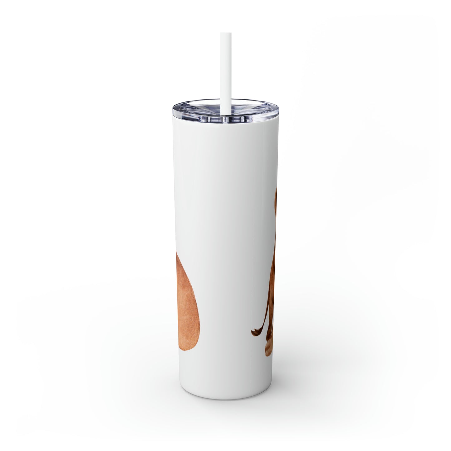 Skinny Tumbler with Straw 20oz - Lion