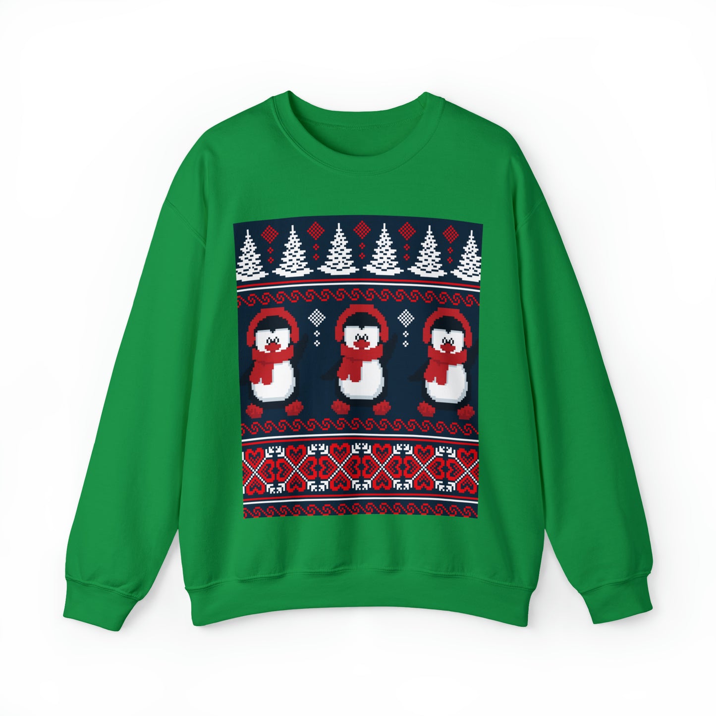 Unisex Heavy Blend™ Crewneck Christmas Ugly Sweatshirt16