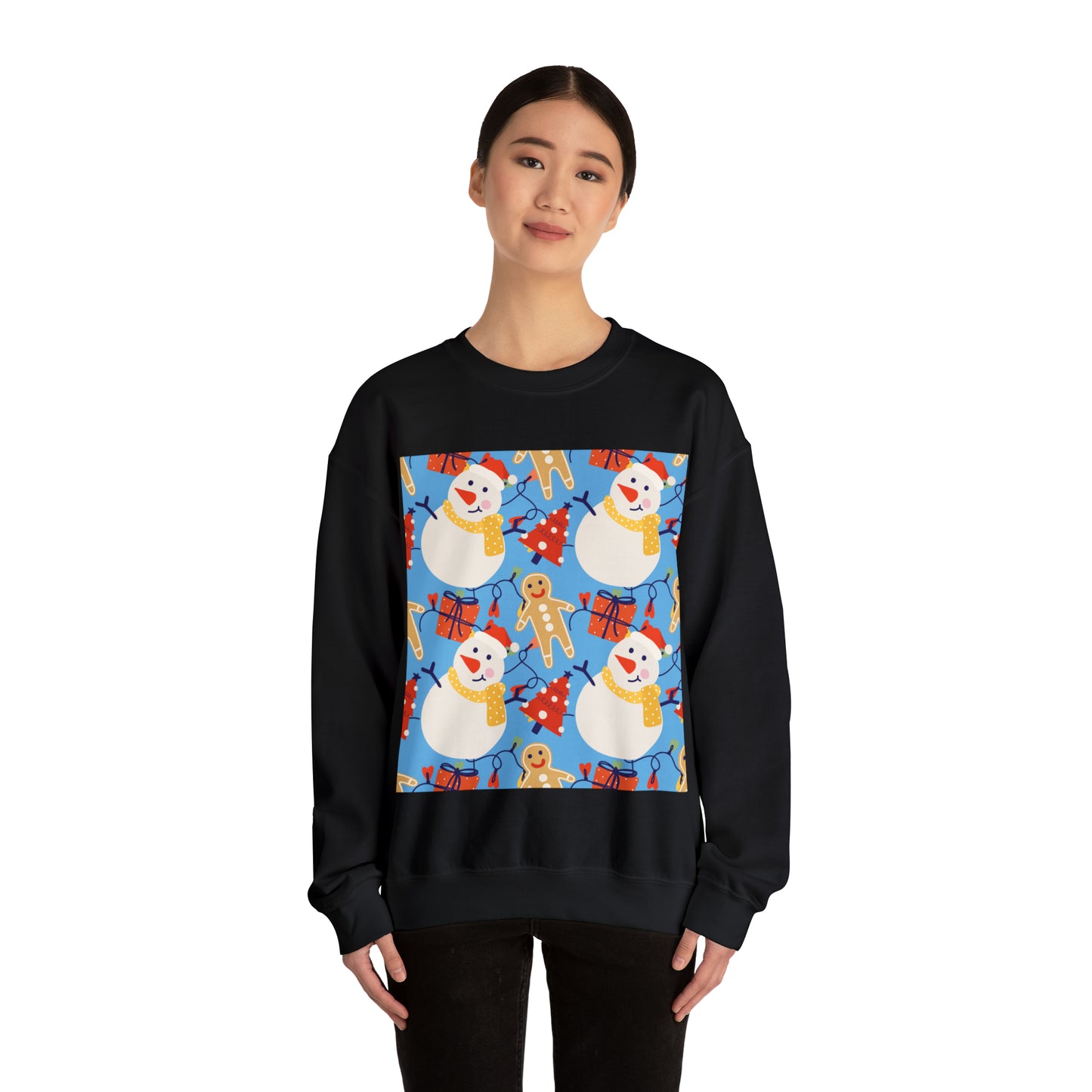 Unisex Heavy Blend™ Crewneck Christmas Ugly Sweatshirt14