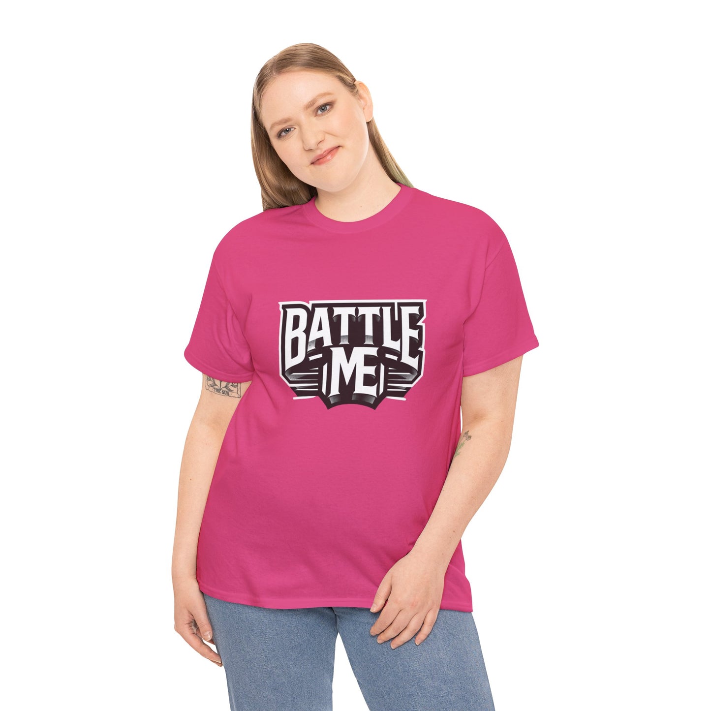 Heavy Cotton Tshirt Unisex for Battle on Live