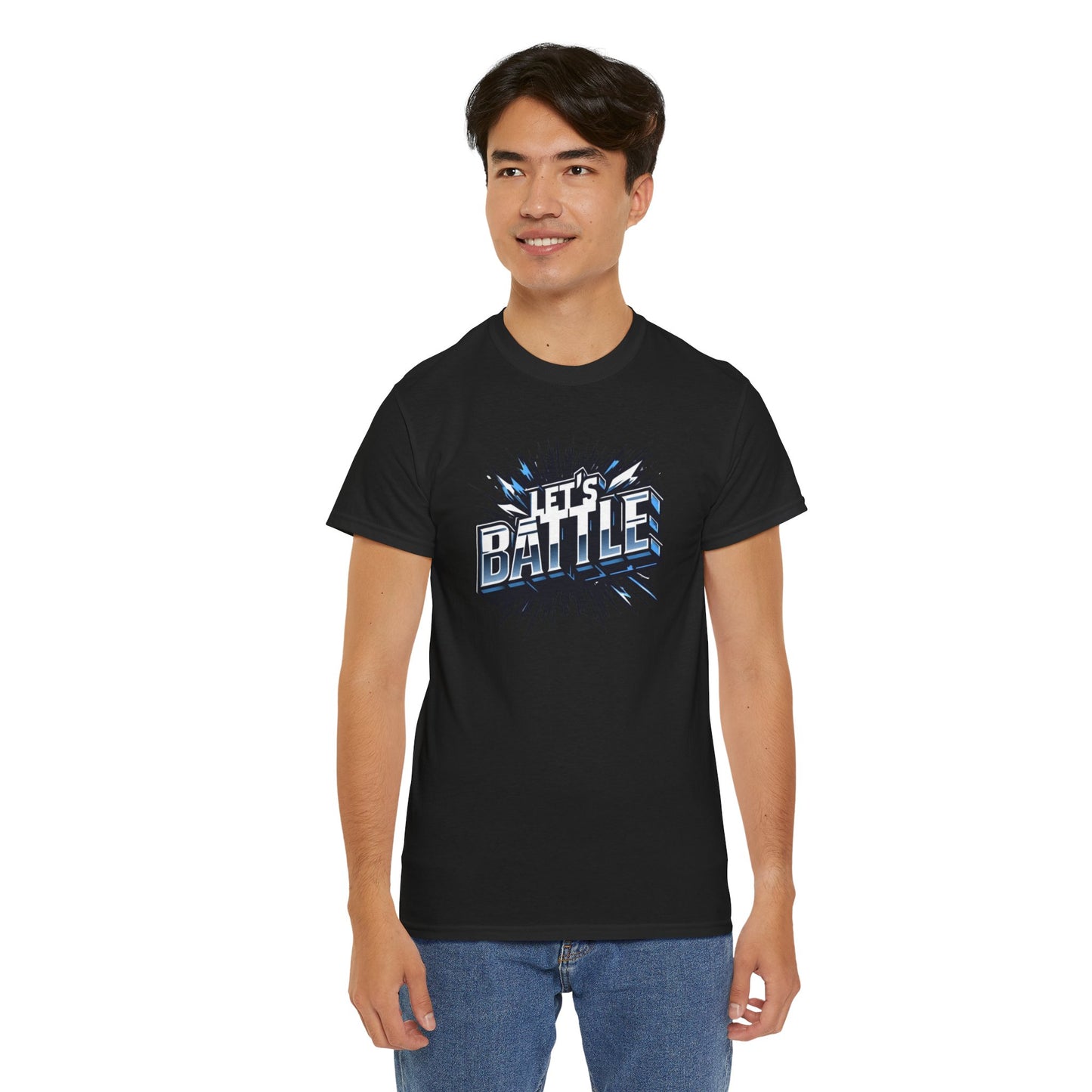 Heavy Cotton Tshirt for Male and Female Lets Battle