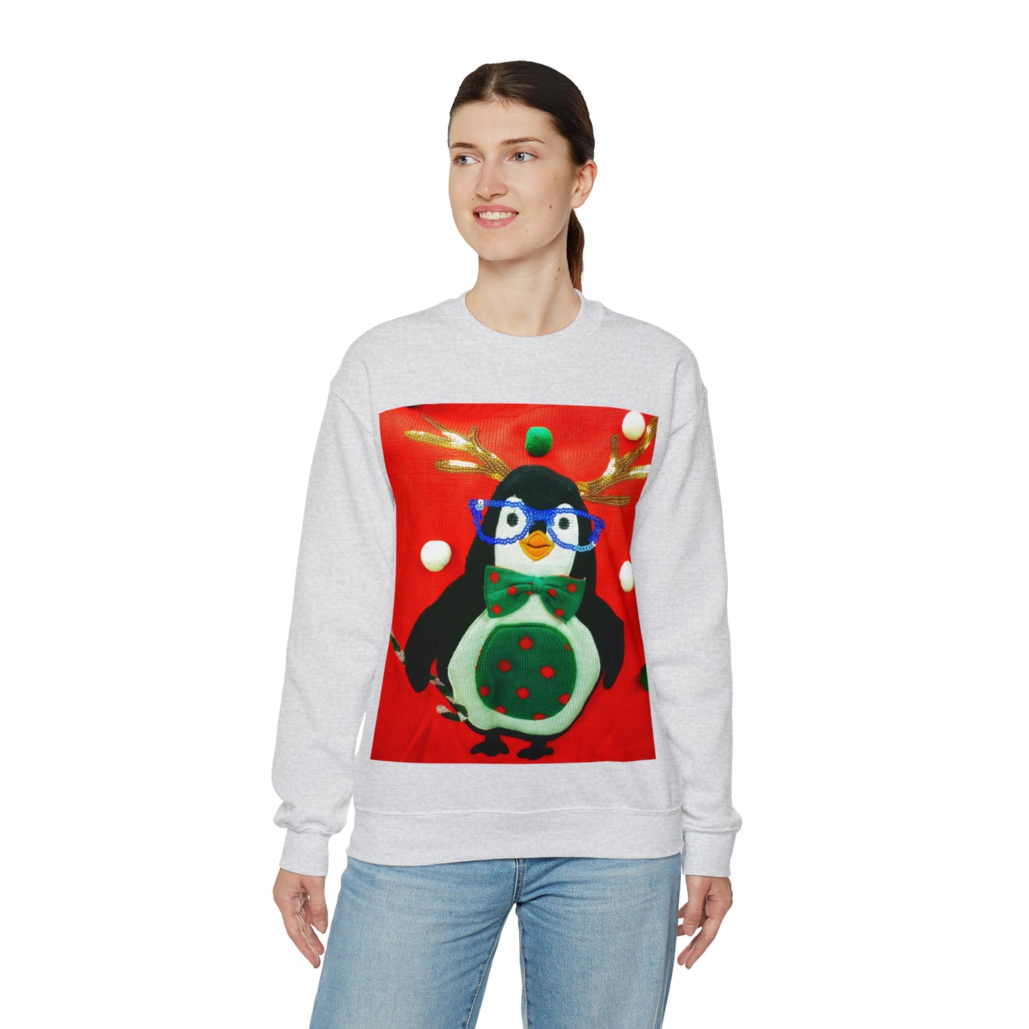 Unisex Heavy Blend™ Crewneck Christmas Ugly Sweatshirt