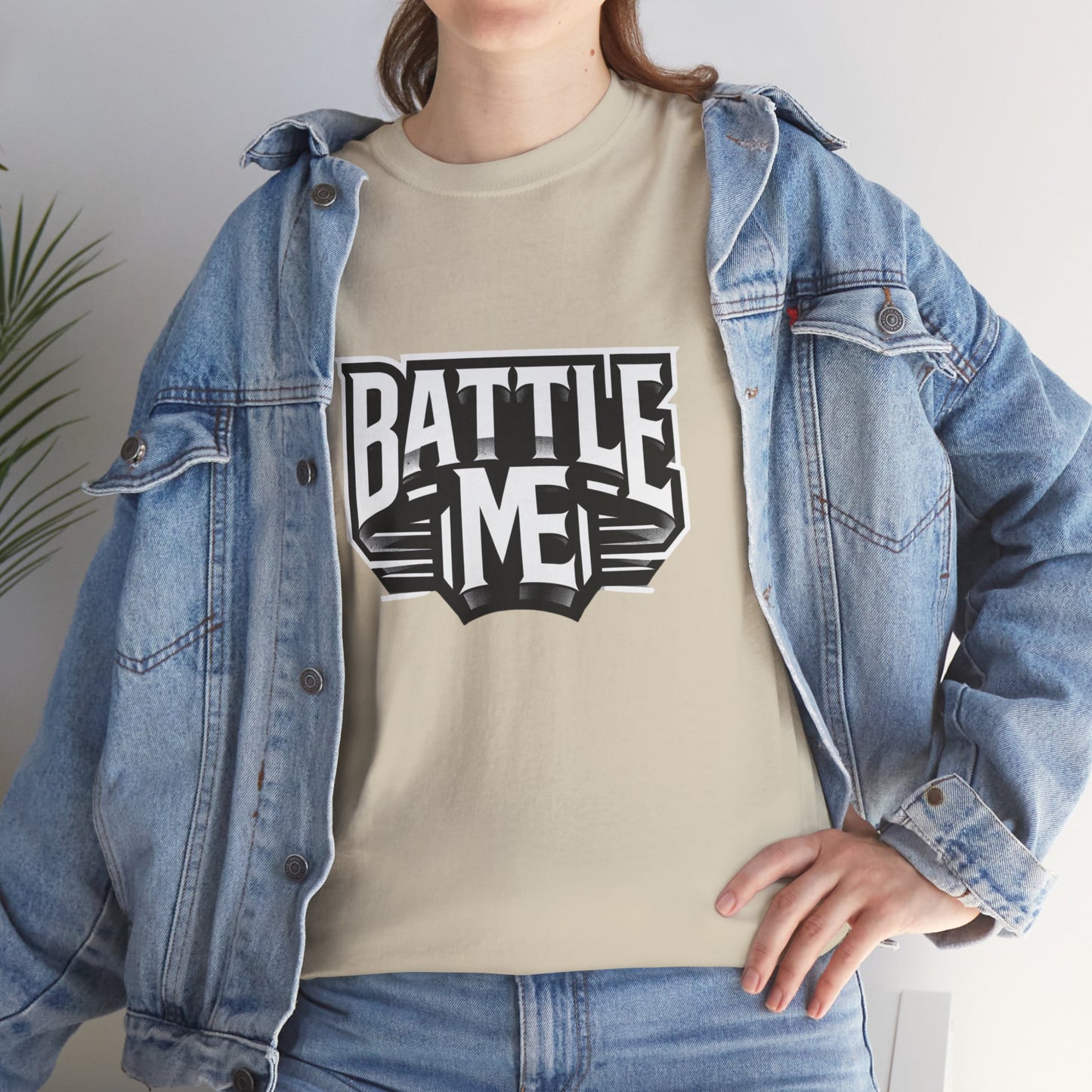 Heavy Cotton Tshirt Unisex for Battle on Live