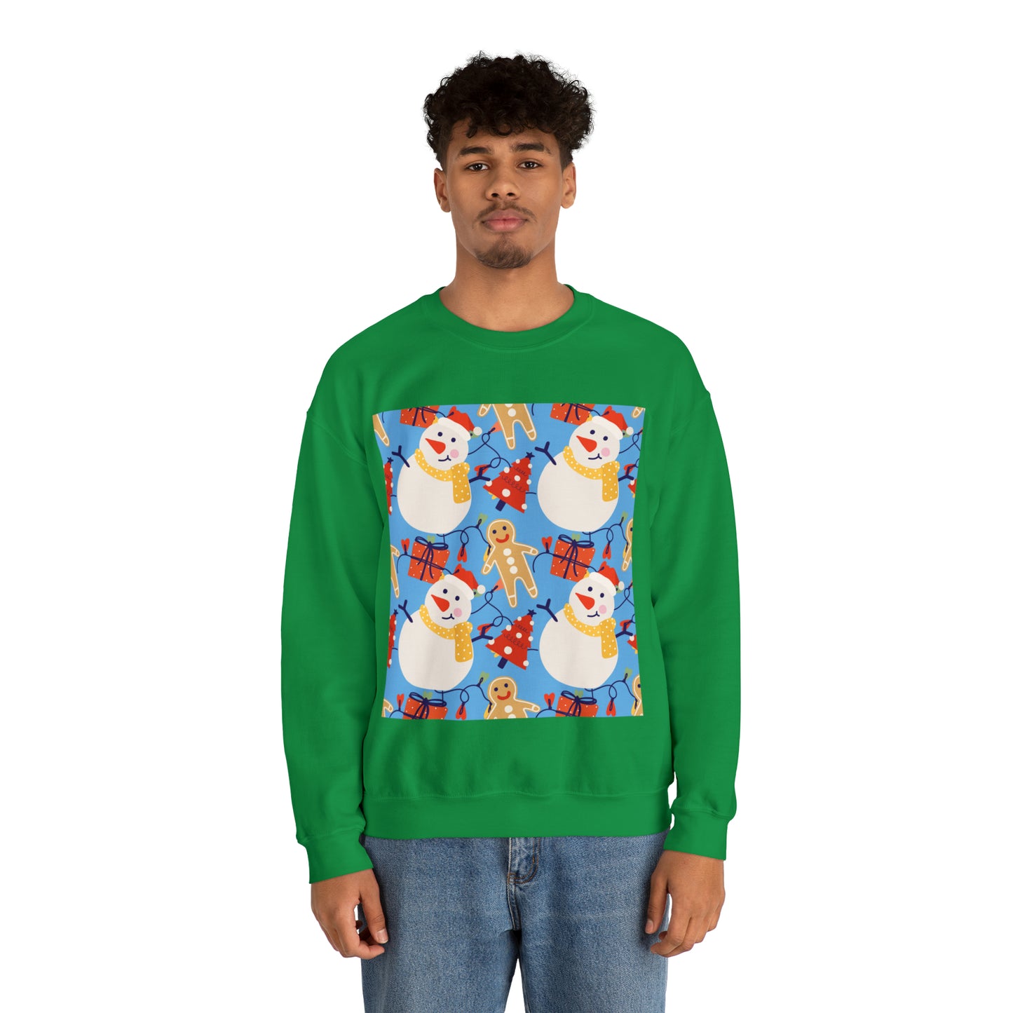 Unisex Heavy Blend™ Crewneck Christmas Ugly Sweatshirt14