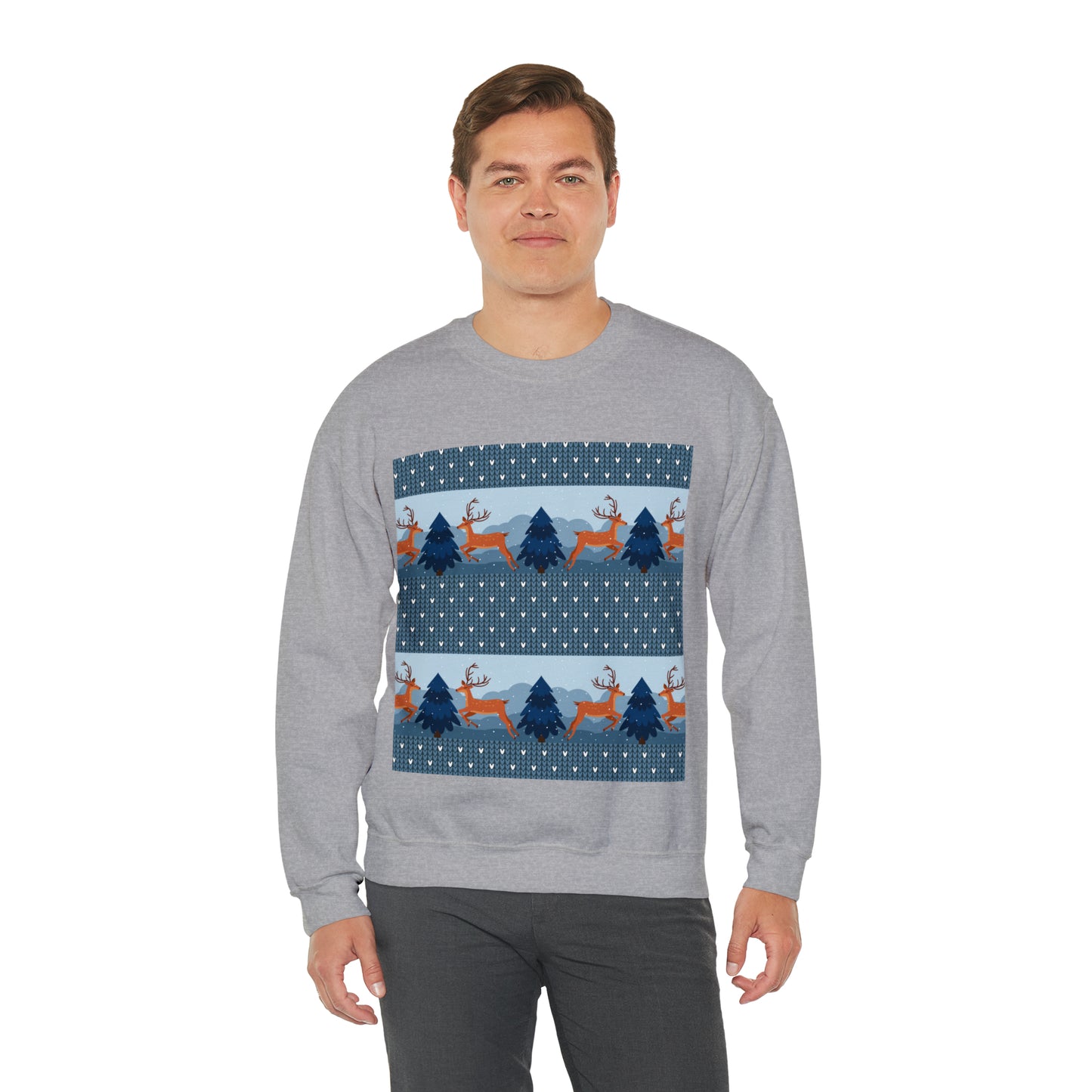 Unisex Heavy Blend™ Crewneck Christmas Ugly Sweatshirt22