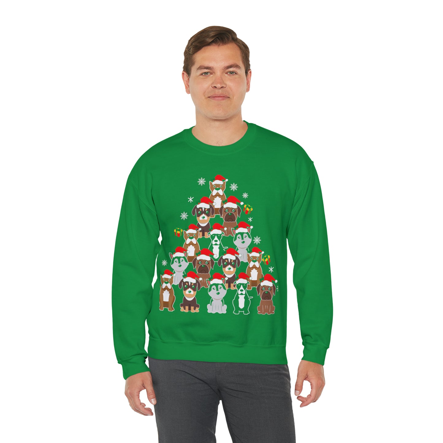 Unisex Heavy Blend™ Crewneck Christmas Ugly Sweatshirt8