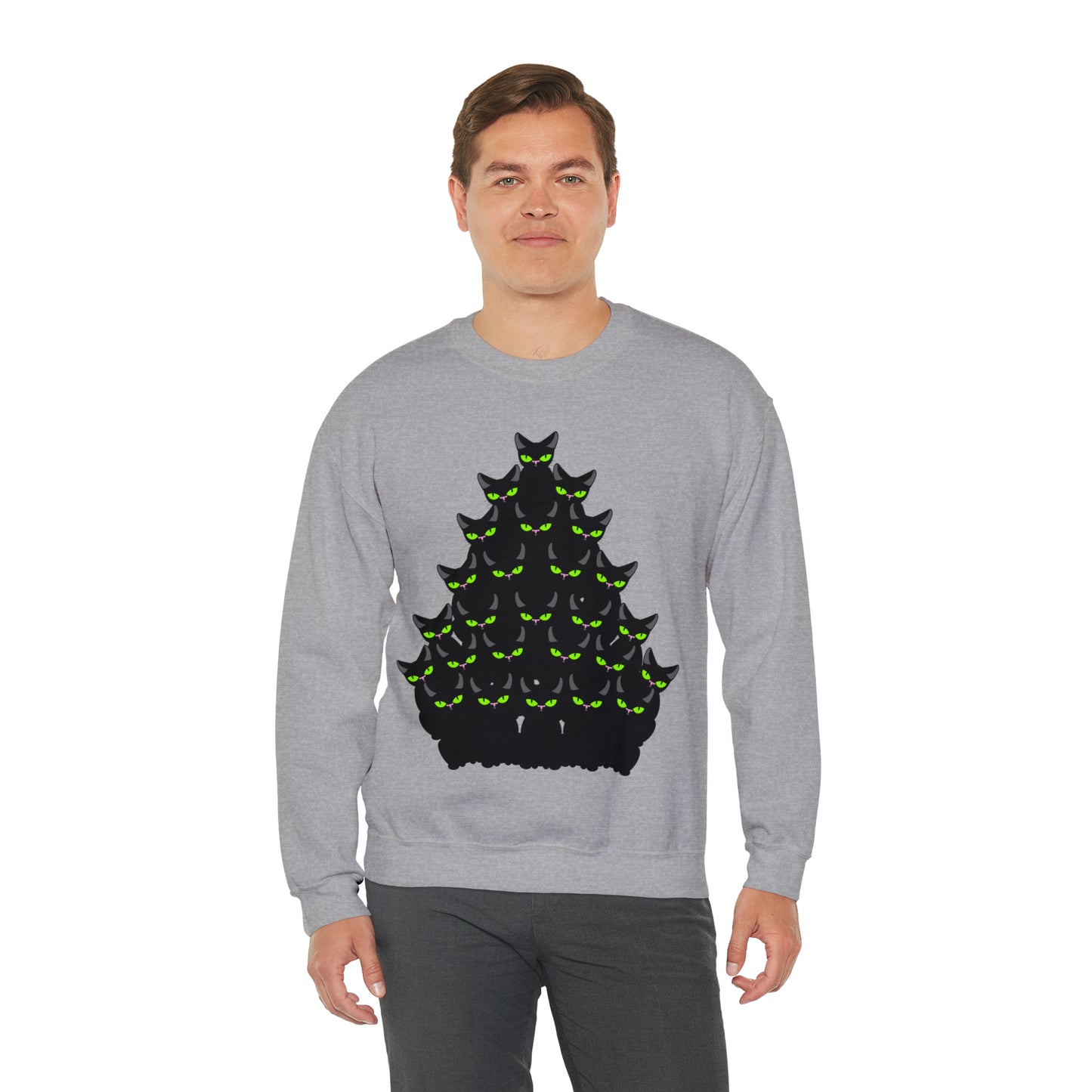 Unisex Heavy Blend™ Crewneck Christmas Ugly Sweatshirt13