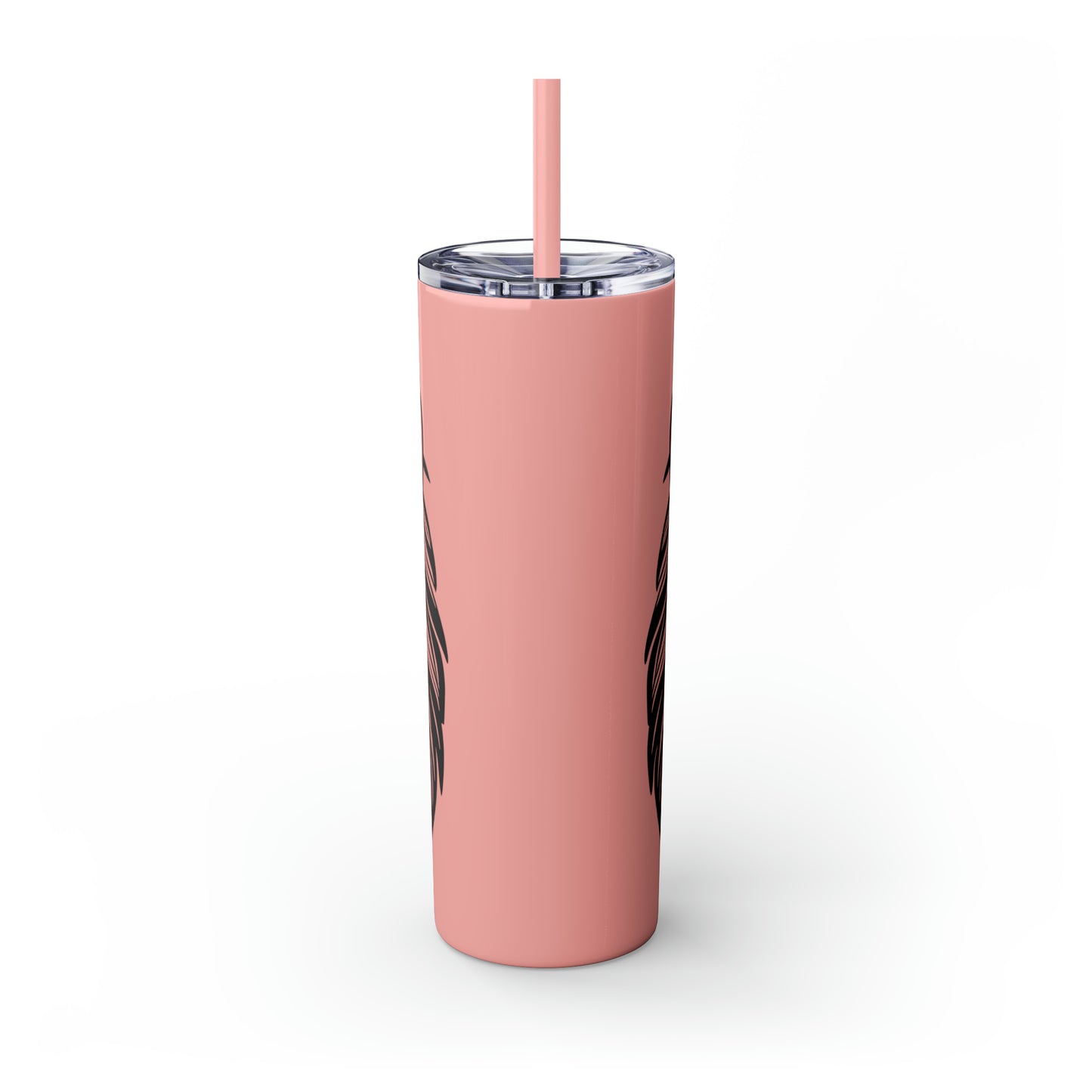 Skinny Tumbler with Straw, 20oz - Lion Face