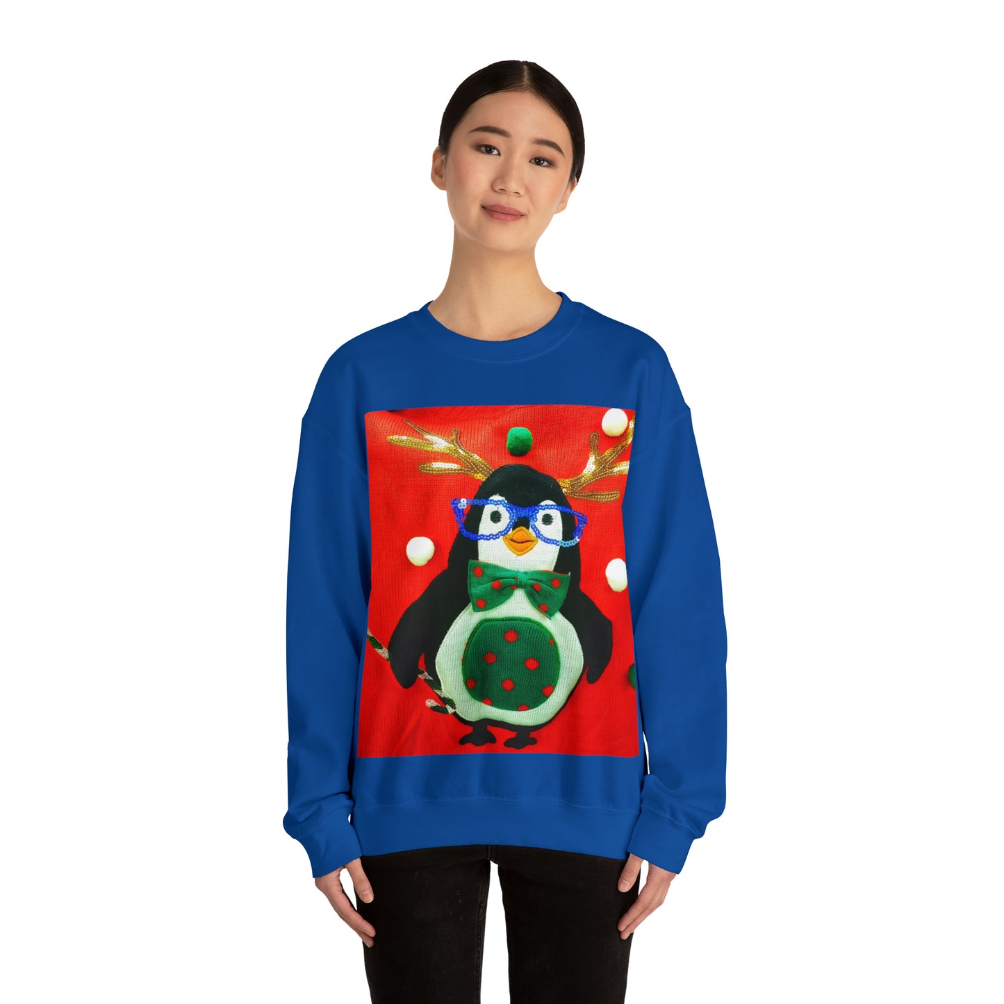 Unisex Heavy Blend™ Crewneck Christmas Ugly Sweatshirt